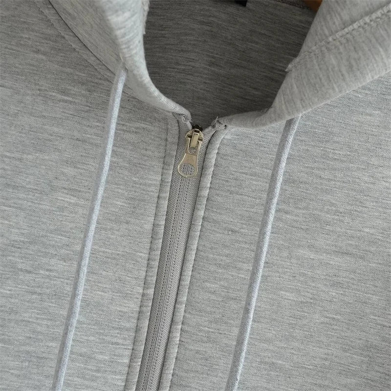 Zoé | Sweat à capuche zippé oversize